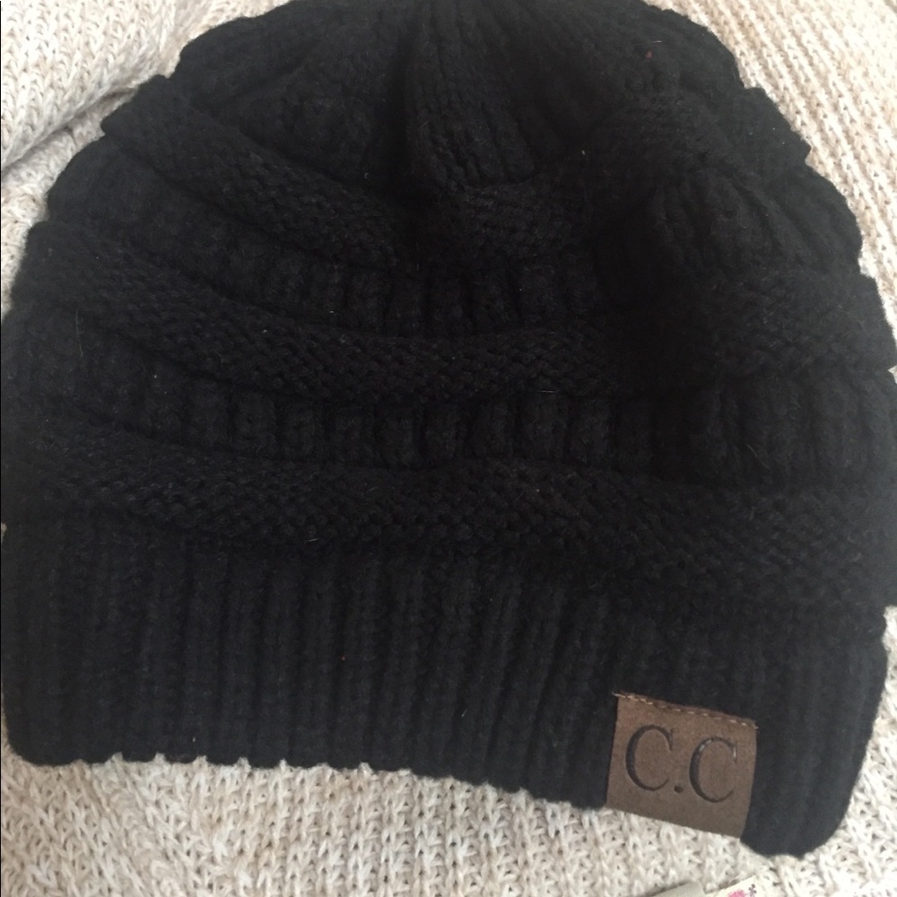 CC knit beanie